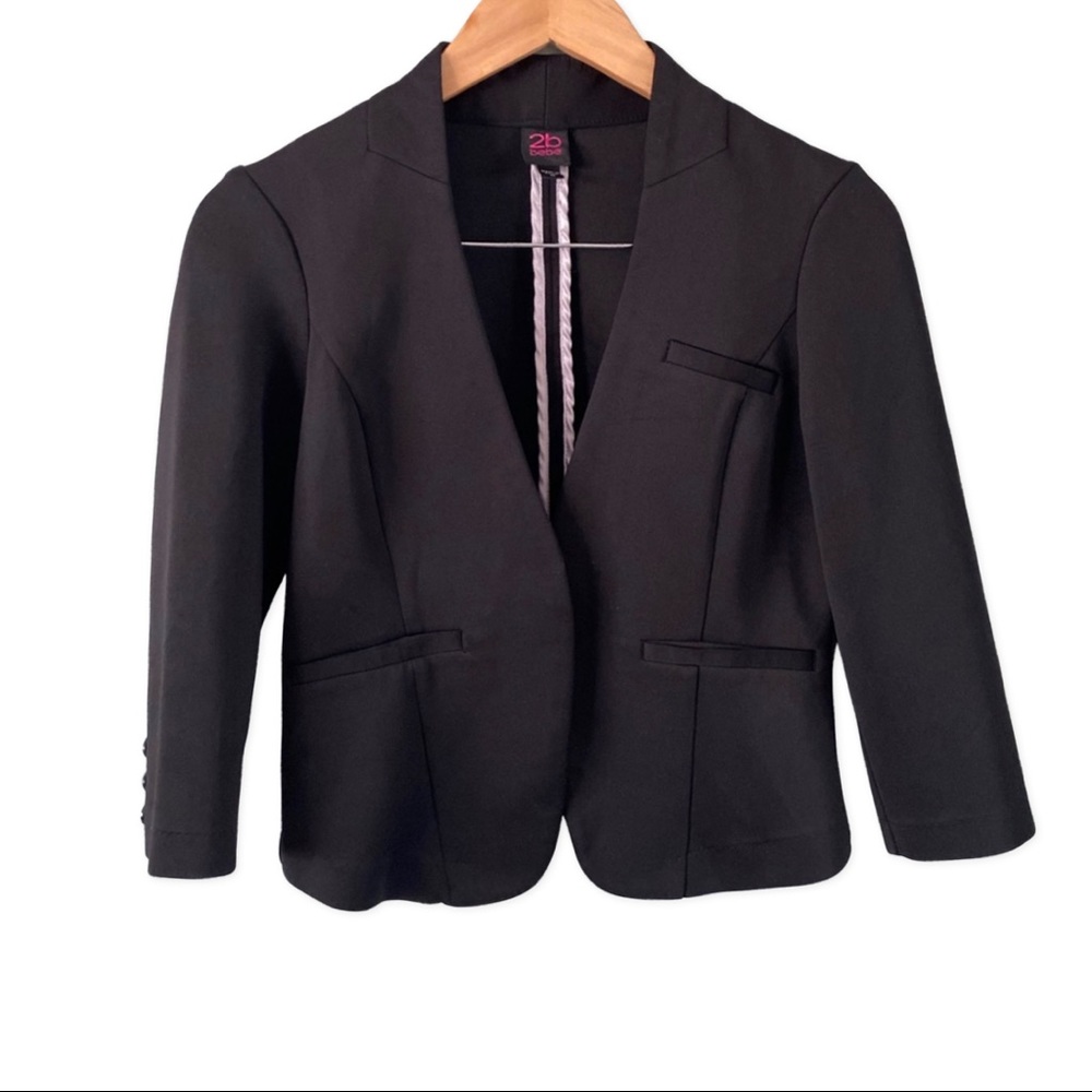 2B Bebe Black Blazer